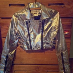 Silver Edm/rave/festival jacket